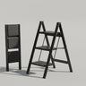 Jialto 3 Step Aluminium Ladder | Foldable, Wide Pedals | Anti-Slip, 150kg | Home Use
