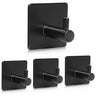 JIALTO Adhesive Hooks Heavy Duty Stick on Wall Hooks Towel Hooks Door Hooks Waterproof Stainless Steel Adhesive Towel Hooks Adhesive Holders for Hanging Clothes Bathroom Adhesive Hook 4 Pack- 4Packs