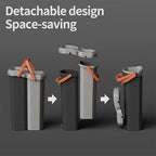 JIALTO Flat Mop and Bucket Set with 2 Chambers – Hands-Free Self Squeeze Mop with Microfiber Pads, 360° Rotating Handle, Floor Cleaning System for Home, Kitchen, Bathroom & Office