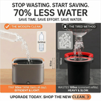 JIALTO 360° Spin Mop & Drop Bucket Deluxe System | Reusable Microfiber Pads, Self-Wringing Mop for Wet & Dry Cleaning of Walls, Glass & Tiles and Home Floor Cleaning - Grey and Orange (Square)