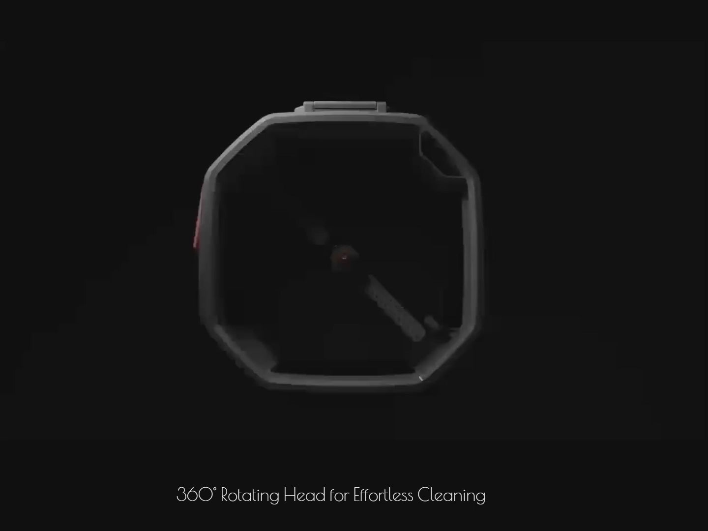 JIALTO 360° Spin Mop & Drop Bucket Deluxe System | Reusable Microfiber Pads for Wet & Dry Cleaning of Walls, Glass & Tiles and Home Floor Cleaning - Grey and Orange (Octagon)